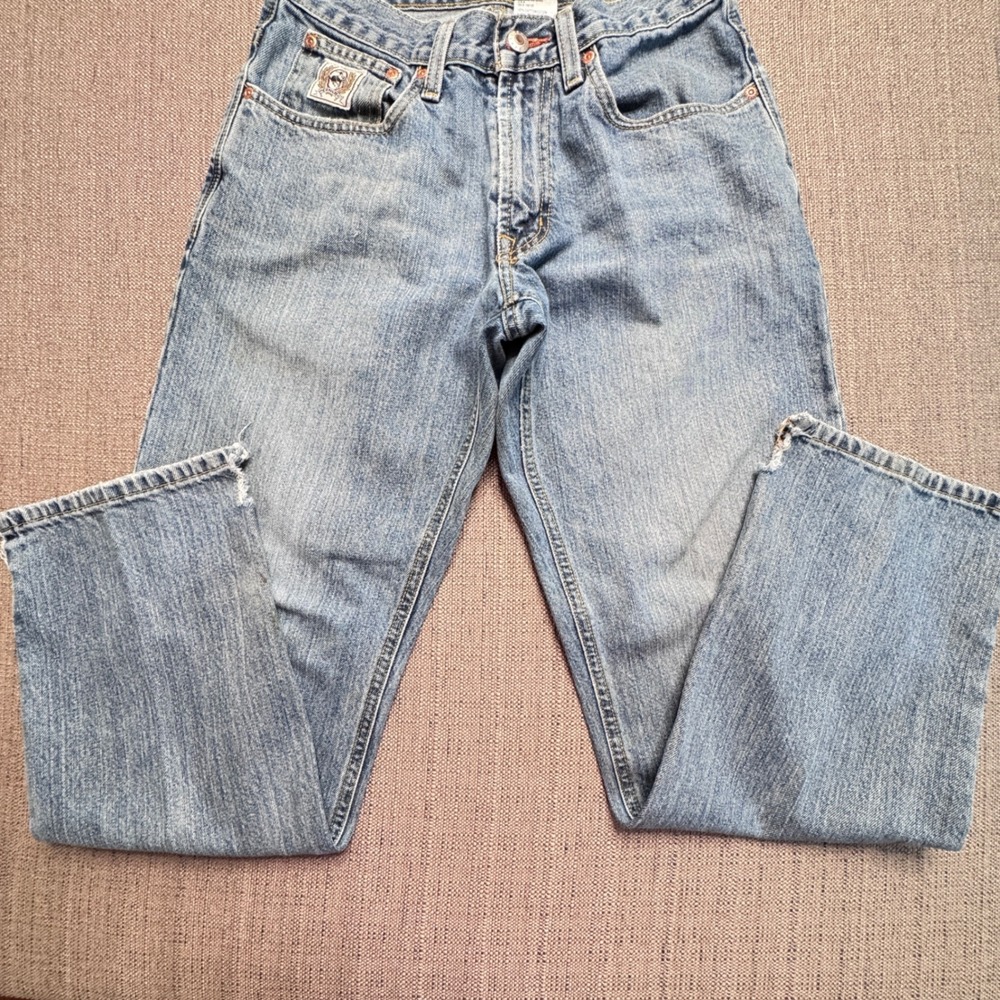 Cinch Mens Light Wash Straight Leg Denim Jeans MB92834 003 Blue 29x30